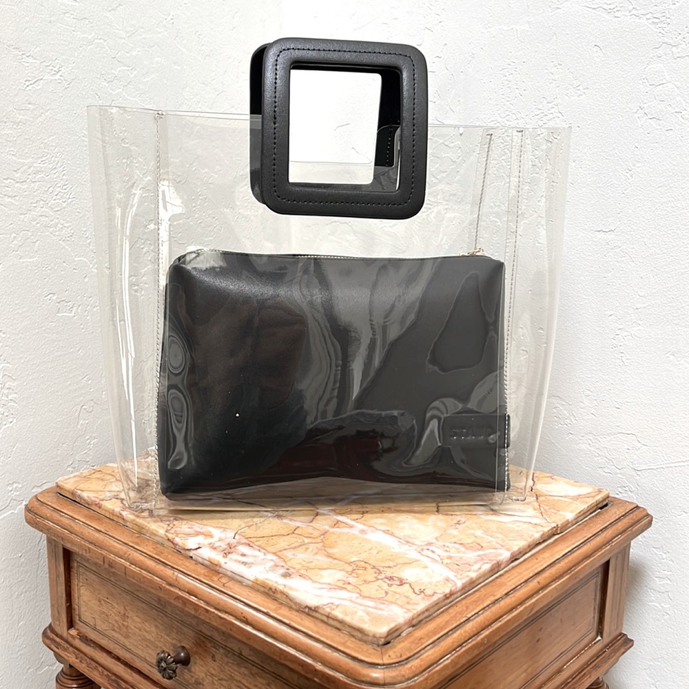 STAUD Shirley Bag Clear/Black